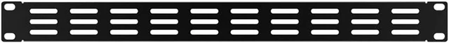 Alt view image 4 of 5 - 5 Pack 1U Vented Blank Panel-Steel Blank Rack Panel Spacer
for 19in Server Rack Cabinet or Enclosure, Black (1U)