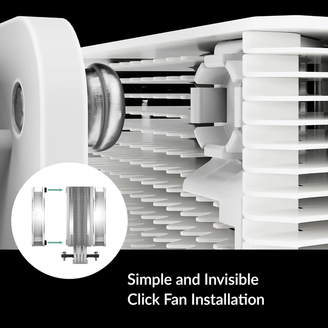 Alt view image 3 of 5 - ARCTIC Freezer 36 A-RGB - Single-Tower CPU Cooler with Push-Pull, Two Pressure-optimised 120 mm P Fans and ARGB Lighting, Fluid Dynamic Bearing, 2002000 RPM, 4 Heatpipes, incl. MX-6 Thermal Compound