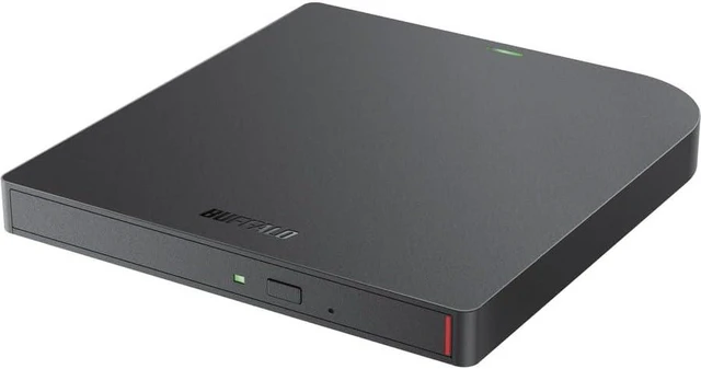 Main image of BUFFALO 6X Portable Blu-ray Drive, TAA-Compliant, Read/Write, Plays and Burns BD/DVD/CD, USB 3.2 (Gen 1) Type-A/Type-C, Compatible with Mac/PC/Win 8 / Win 10 / Win 11 / Laptop/Desktop