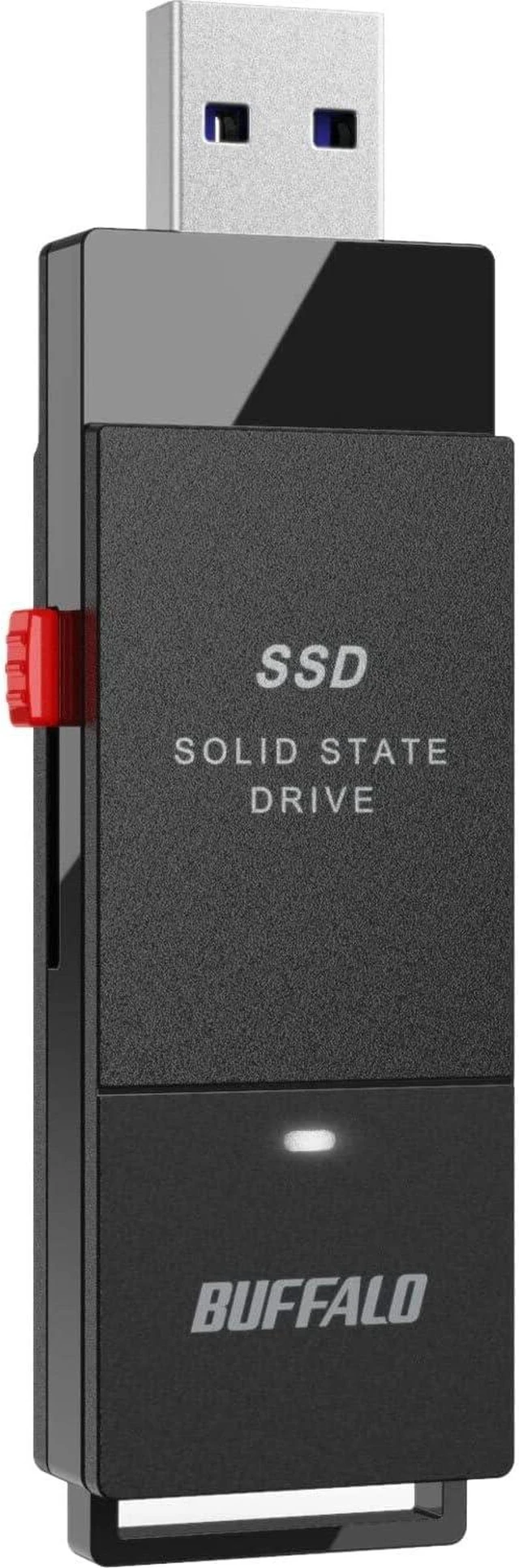 Main image of BUFFALO External SSD 2TB - Up to 600MB/s - USB-C - USB-A - USB 3.2 Gen 2 (Compatible with PS4 / PS5 / Windows/Mac) - External Solid State Drive Stick