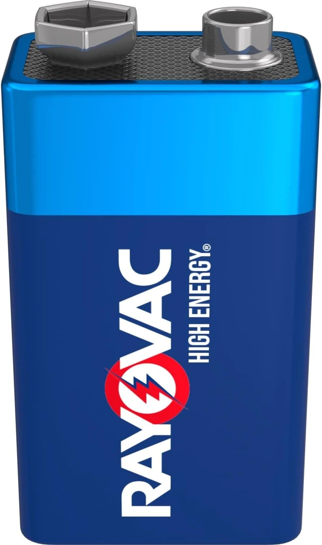Alt view image 4 of 6 - Rayovac High Energy 9V Batteries (8 Pack), Alkaline 9 Volt Batteries