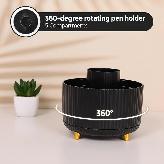 Alt view image 3 of 7 - Black Office Supplies with Pencil Holder,Desk Accessories 11PCS
Office Desk Accessories Included Stapler with Staples, Staple Remover,Tape Dispenser, Binder Paper Clips Kit,Scissor, Pens