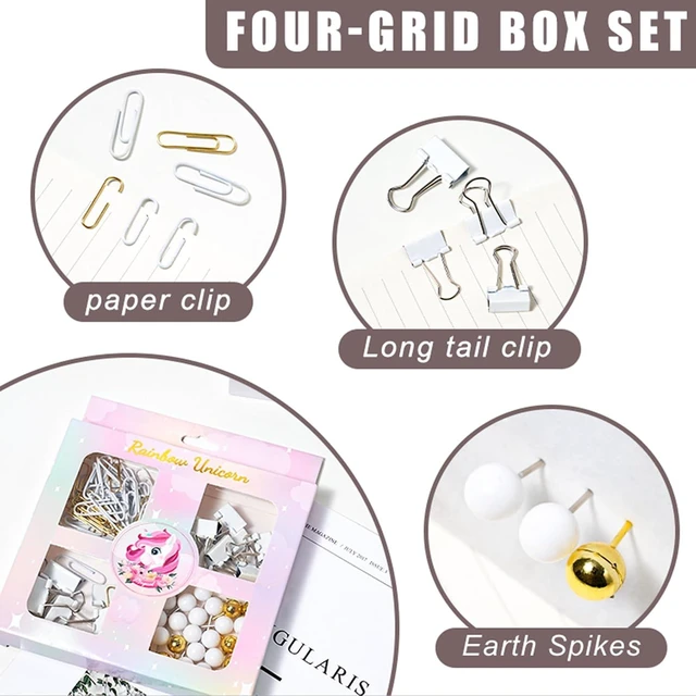 Alt view image 6 of 7 - Desk Accessories with Pen Holder, Office Supplies Desk Organizers and Accessories, Tape Dispenser, Stapler, Staple Remover, Staples, Clips Set, Ruler, Scissor, Pen, Tape (White)