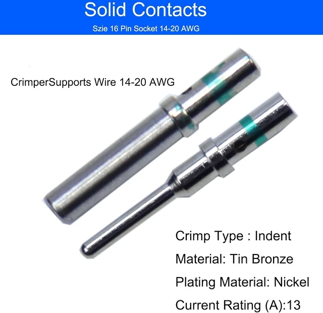 Alt view image 5 of 6 - 706 Pcs for Deutsch DT Connector Kit, Gray 2 3 4 6 8 12 Pin for DT Connectors with Solid Contacts Pick Removal Tool Size 16 Stamped Contacts, for Deutsch Pin Kit
