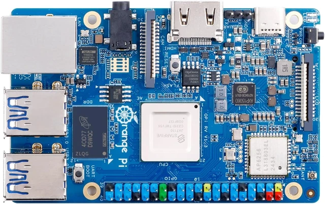 Alt view image 4 of 7 - Pi RV 2GB/4GB/8GB LPDDR4 RISC-V Single Board Computer with StarFive JH7100 4-Core 64-Bit Processor, Wi-Fi 5.0/Bluetooth 5.0, Development Board Run Linux/Debian (2GB)