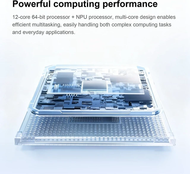 Alt view image 5 of 6 - Pi 6 8GB/16GB LPDDR5 CIX CD8180 12-Core Single Board Computer with Active Cooling System, Support 45 Tops AI Computing Power, Mini PC Run Ubuntu/Debian/Android/Windows/ROS2 (8GB)