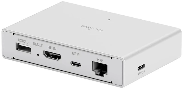 Main image of Comet PoE Remote KVM GL-RM1PE with Tailscale 4K Streaming, PoE and Type-C dual power supply, 32GB built-in eMMC, remote BIOS reinstall, USB interface for ATX and Fingerbot, 4K at 30FPS