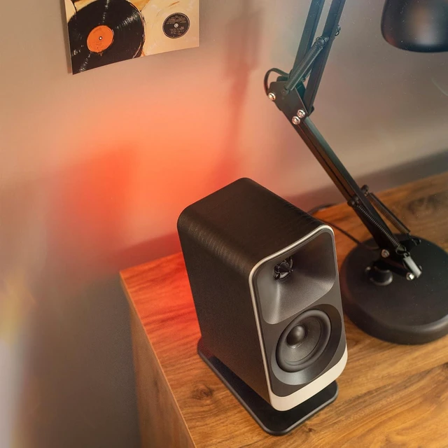 Alt view image 5 of 7 - Klipsch ProMedia Lumina 2.1 Computer Gaming System with Subwoofer and RGB Lighting Effects Built-in