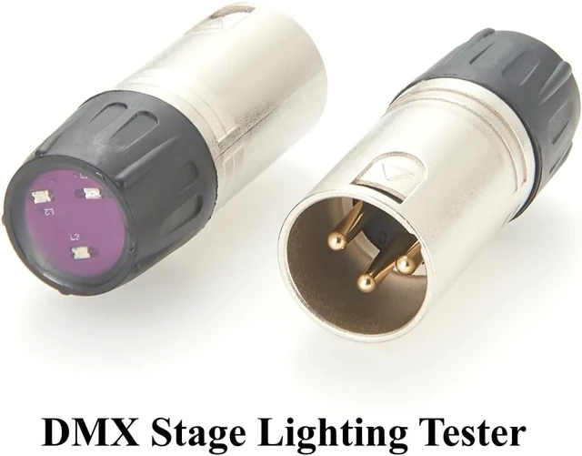 Alt view image 6 of 7 - DMX512 Signal Tester XLR 3Pin DMX512 Cable Tester DMX Signal Line Fault Test Tool for Stage Lighting, Moving Head, Beam lights (3Pin)
