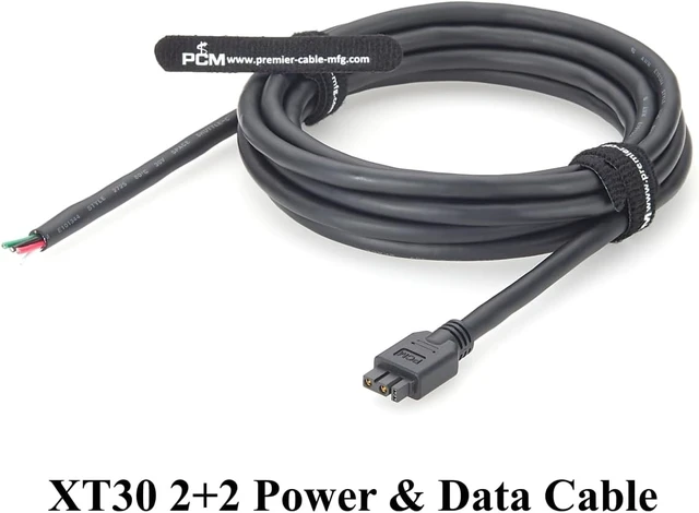 Alt view image 2 of 7 - XT30 2+2 CAN Bus Cable Shielded Power & Data Cable XT30 Female to Open End Wire for PwrCAN 13.2, 3D Printer, BTT EBB Toolhead, Robotics, Embedded Systems (3M/9.84FT)