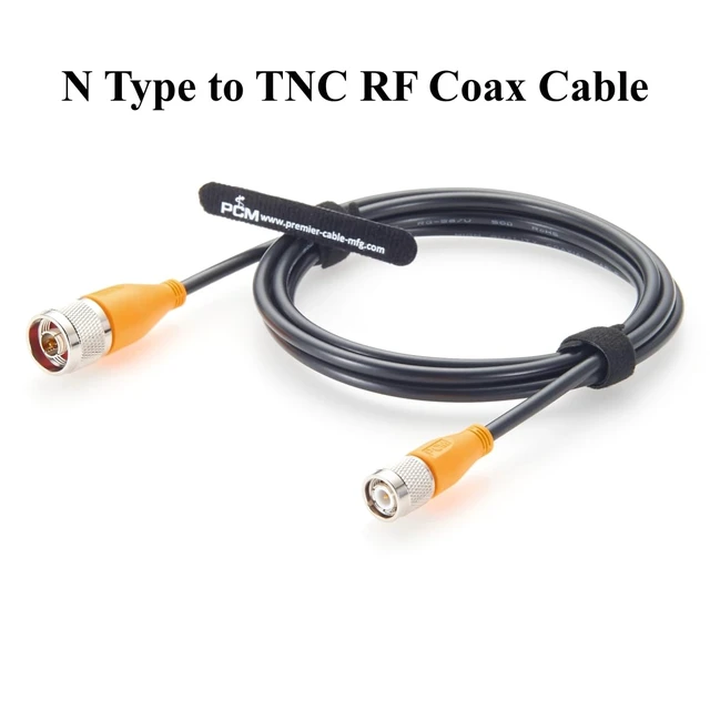 Alt view image 2 of 7 - TNC Male to N Male RG58 Coaxial Cable 50 Ohm Low Loss RF Antenna Cable for 4G 5G LTE, GPS, WiFi, Signal Booster, Ham Radio(6FT)