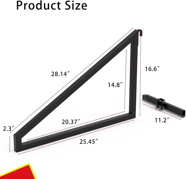 Alt view image 2 of 5 - 2-Pack Heavy Duty Shipping Container Shelving, Shipping Container Shelf Brackets, Powder Coated Steel, 1300 lbs Cargo Shelves in Trailers & Storage Units, Easy Assembly 2 PACK