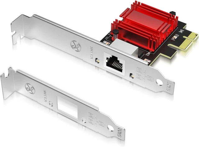 Main image of 2.5Gb PCIe Network Card, 2500Mbps Ethernet Interface Adapter, with Realtek RTL8125B, Wake on LAN, 2.5G NIC Compatible with Windows/Linux/MAC OS