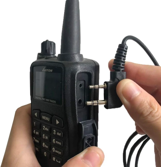 Alt view image 4 of 6 - Walkie Talkie Earpiece with Mic for BaoFeng Radio Retevis Headset for Baofeng UV-5R BF-888S Arcshell Retevis H-777 RT21 RT22 Kenwood 2 Way Radio by LUITON (10 Pack)