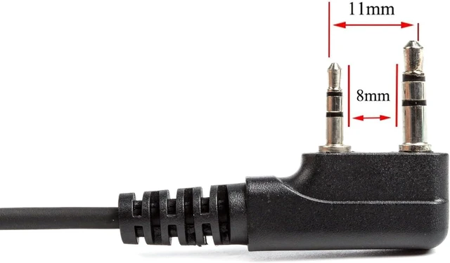 Alt view image 2 of 6 - Walkie Talkie Earpiece with Mic for BaoFeng Radio Retevis G Shape Headset for Baofeng UV-5R BF-888S Arcshell Retevis H-777 RT21 RT22 Kenwood 2 Way Radio (10 Pack)