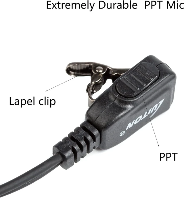 Alt view image 5 of 6 - Walkie Talkie Earpiece with Mic for BaoFeng Radio Retevis G Shape Headset for Baofeng UV-5R BF-888S Arcshell Retevis H-777 RT21 RT22 Kenwood 2 Way Radio (10 Pack)