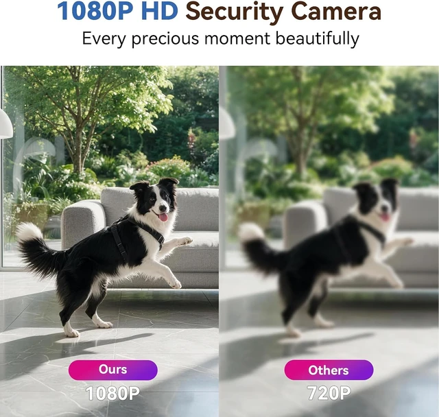 Alt view image 6 of 7 - 1080p HD Wireless WiFi Charger Indoor Camera for Home Security with 2.4G/5G WiFi,App Control & Motion Detection,Wide-Angle 150° Phone Charger Camera with Night Vision & Loop Recording