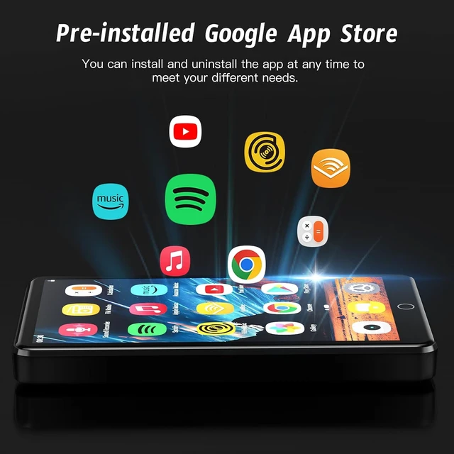 Alt view image 5 of 7 - 16GB MP3 Player with 13MP Camera, 4.02" Android MP4 Player with WiFi and Bluetooth, Music Player for Kids with Speakers, Music Player with Spotify, YouTube and Play Store