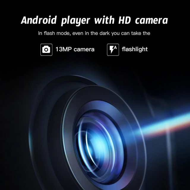 Alt view image 2 of 7 - 16GB MP3 Player with 13MP Camera, 4.02" Android MP4 Player with WiFi and Bluetooth, Music Player for Kids with Speakers, Music Player with Spotify, YouTube and Play Store