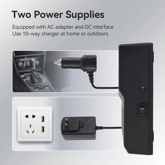 Alt view image 2 of 7 - Retevis RT22 Walkie Talkie Charger, 10-Way Multi Unit Charger, 1 Pack, for Retevis RT22/RT22S/RB19/RB19P/RB39P Walkie Talkie and Battery, 5 LED Indicators, AC/DC Adapter, Replaceable Base