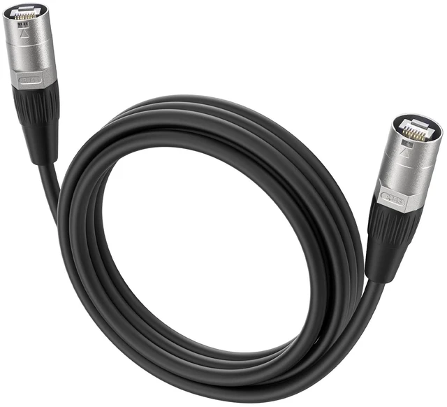 Main image of Ethercon Cable, Shielded Cat 5e Ethernet Cable Compatible with EtherCON RJ45 Connectors in Silvery for Professional Audio, Video and Networking Applications (1, 10FT)
