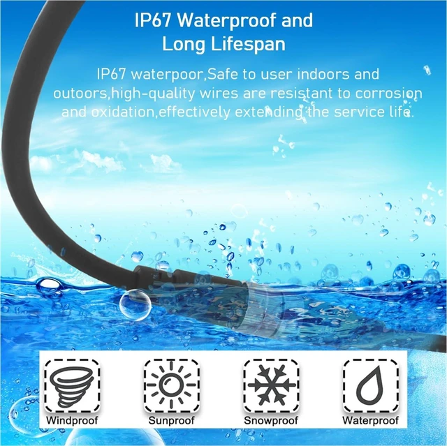 Alt view image 3 of 6 - M12 12 Pins Male Connector Cables, Waterproof IP67 Solder Locking System, Brass Gold-Plated Contacts, A Code Straight Aviation Sensor Electrical Cable 60V 2A Industrial Grade Cable 30M