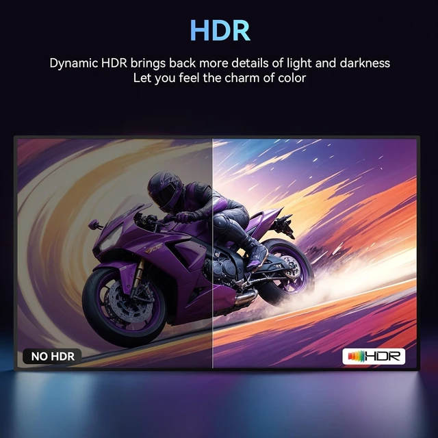 Alt view image 2 of 7 - 8K@60Hz HDMI Splitter 1 in 2 Out, HDMI 2.1 Splitter, Supports 4K@120Hz,EDID,VRR, ALLM,3D,HDR 10, HDCP2.3,Dolby Vision Atmos,Audio Extractor,Optical SPDIF+Coaxial+3.5mm Audio Out