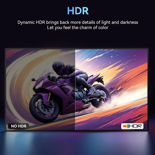 Alt view image 3 of 7 - 8K@60Hz HDMI Splitter 1 in 4 Out, HDMI 2.1 Splitter, Supports 4K@120Hz,EDID,VRR, ALLM,3D,HDR 10, HDCP2.3,Dolby Vision Atmos,Audio Extractor,Optical SPDIF+Coaxial+3.5mm Audio Out