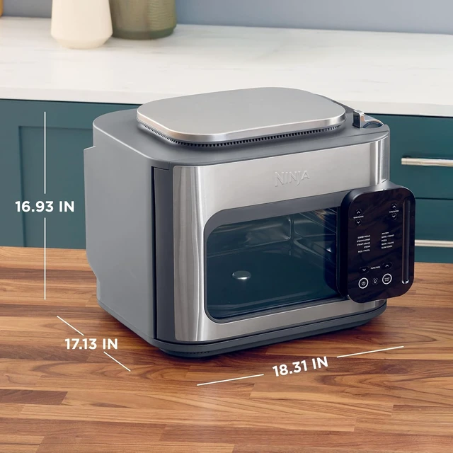 Alt view image 7 of 7 - Ninja Combi 14-in-1 Multicooker, Air Fryer Toaster Oven & Steamer, Family meals in 15 mins, HyperSteam, Rice, Pasta, Sous Vide, Bake, Toast, Pizza, Slow Cook, XL countertop oven, feeds up to 8