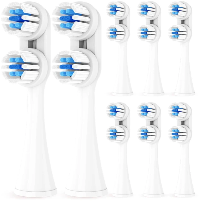 Main image of Replacement Toothbrush Heads Compatible with Spinbrush Old Version PRO Clean/PRO WHITEN Battery Powered Electric Toothbrush, 8 Pack