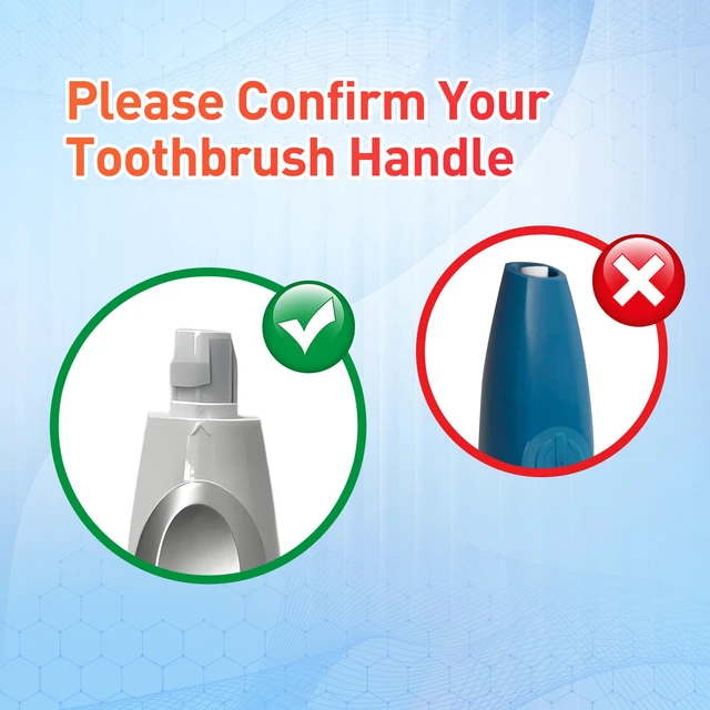 Alt view image 3 of 7 - Replacement Toothbrush Heads Compatible with Spinbrush Old Version PRO Clean/PRO WHITEN Battery Powered Electric Toothbrush, 8 Pack