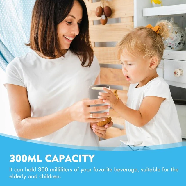 Alt view image 6 of 7 - 300ml Bathroom Cup, Wall Mounted Toothbrush Holders Reusable Water Cup Drinking Cups for Home Travel Bathroom Accessories (Coffee)