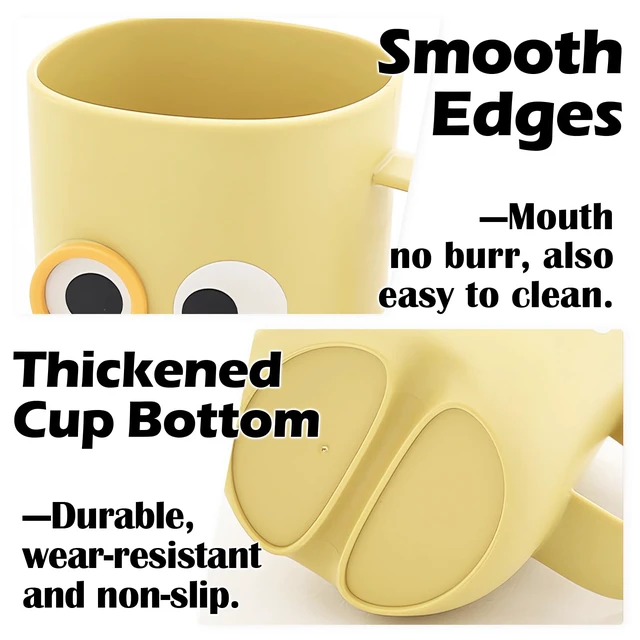 Alt view image 4 of 7 - 4 Pcs Cute Cartoon Bathroom Toothbrush Cups, Durable Tumbler | Unbreakable Reusable Toothbrush Holders, Plastic Household Mouthwash Cups, BPA-Free Water Mugs for Kids Couples Friends