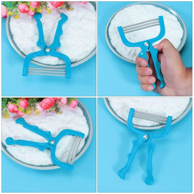 Alt view image 6 of 7 - 3Pcs Facial Hair Remover Spring Eyebrow Face Epilator Coil Portable Hair Remover Manual Face Hair Removers Threaders Spring Threading Tool for Women Lady