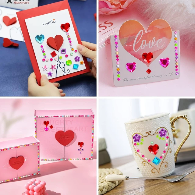Alt view image 5 of 7 - 3165pcs Gem Stickers Crystal Crafts - self-Adhesive Stickers, Sticker Earrings, Children's Craft Supplies, Stickers in Various Shapes and Sizes.