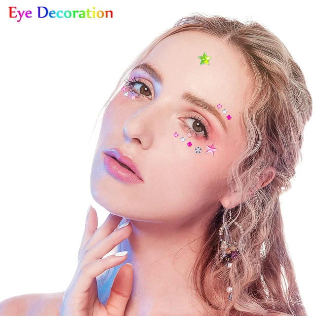Alt view image 6 of 7 - 3165pcs Gem Stickers Crystal Crafts - self-Adhesive Stickers, Sticker Earrings, Children's Craft Supplies, Stickers in Various Shapes and Sizes.