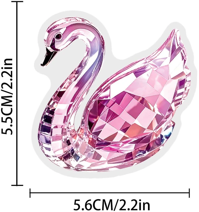 Alt view image 2 of 7 - 50Pcs Shiny Gem Diamond Crystal Stickers Aesthetic Ephemera Planner | PET scratch-proof decals, residue-free reusable craft supplies & journal accessories for tumbler laptop luggage decor