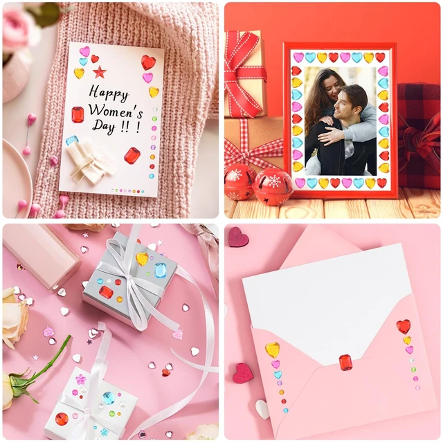 Alt view image 7 of 7 - 2317 Pcs Self Adhesive Gem Stickers, 11 Sheets Rhinestone Jewel Stickers for Crafts, Assorted Glitter Gems for Scrapbooking, Card Making, DIY Decoration