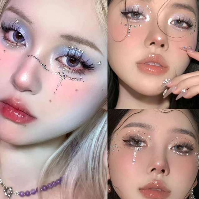 Alt view image 4 of 7 - Face & Hair Gems - Stick On Rhinestones for Face & Hair - Prom Ready