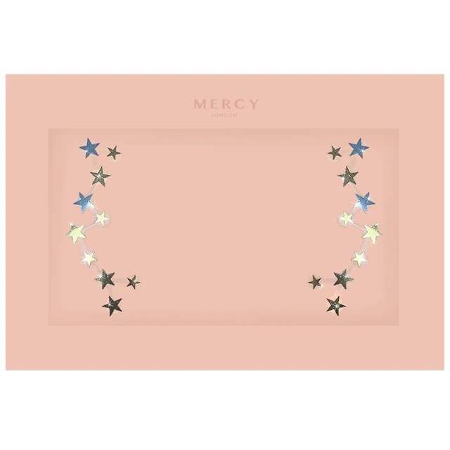Alt view image 3 of 6 - Stars Face Jewel by MERCY LONDON All in One Face Jewels Costume Accessories