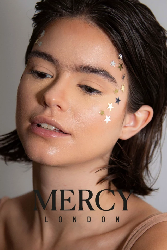 Alt view image 2 of 6 - Stars Face Jewel by MERCY LONDON All in One Face Jewels Costume Accessories
