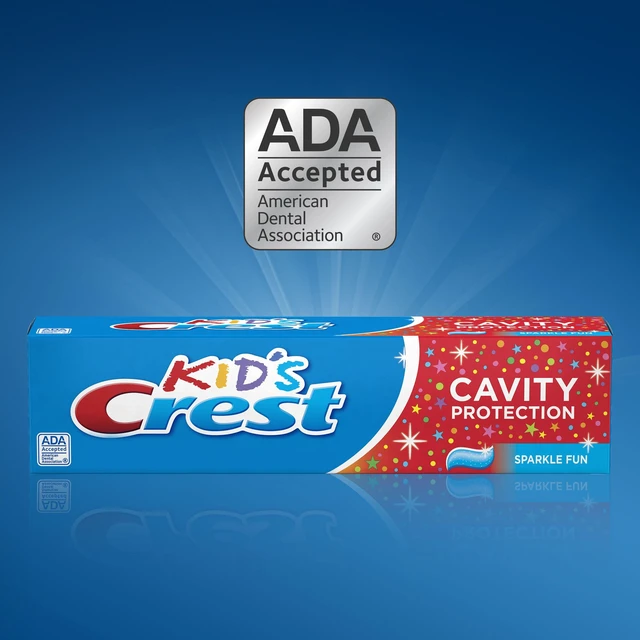 Alt view image 6 of 7 - Kid's Cavity Protection Toothpaste, Crest Kids Toothpaste, For Children And Toddlers 2+, Sparkle Fun, 4.6 Oz (Pack of 3), Toothpaste For Kids, Packaging may vary