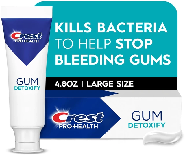 Main image of Pro-Health Gum Detoxify Deep Clean Toothpaste 4.8 oz - Anticavity, Antibacterial Flouride Toothpaste, Clinically Proven, Gum and Enamel Protection, Plaque Control