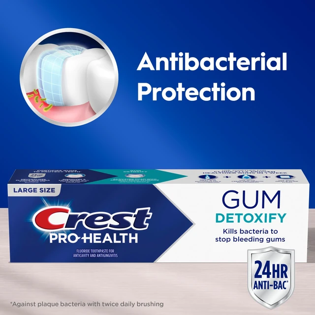 Alt view image 3 of 7 - Pro-Health Gum Detoxify Deep Clean Toothpaste 4.8 oz - Anticavity, Antibacterial Flouride Toothpaste, Clinically Proven, Gum and Enamel Protection, Plaque Control