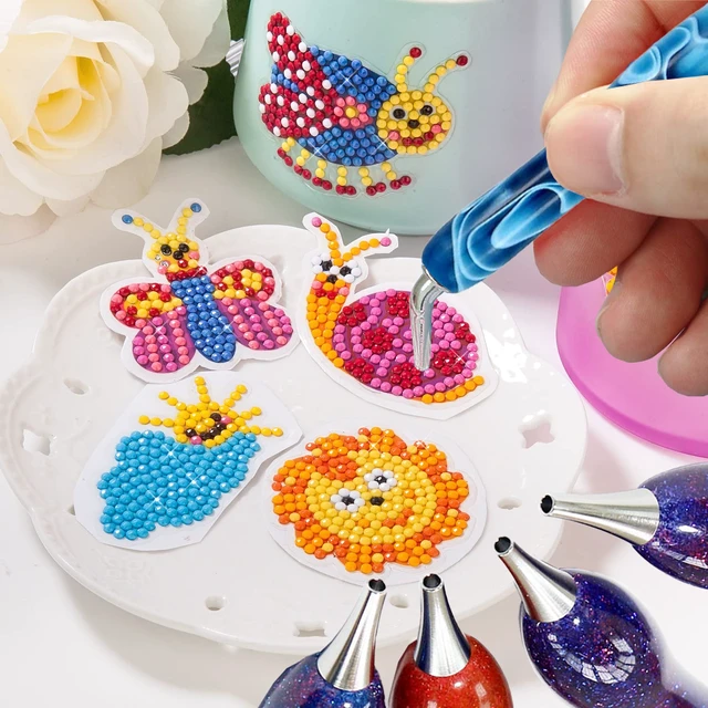 Alt view image 7 of 7 - Diamond Painting Pens, Classic Wax Stylus Diamond Art Pen, Gem Painting Tools Accessories, Gem Art Pen with Metal Tips for 5D Craft Nail