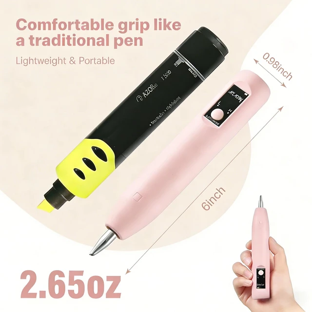 Alt view image 6 of 7 - Electric Diamond Art Vacuum Pens, Diamond Art Kits for Adults, Pink | No Wax Needed, Wireless, Rechargeable, 2 Suction Levels, 3Pcs Replaceable Tips, Diamond Painting Accessories and Tools