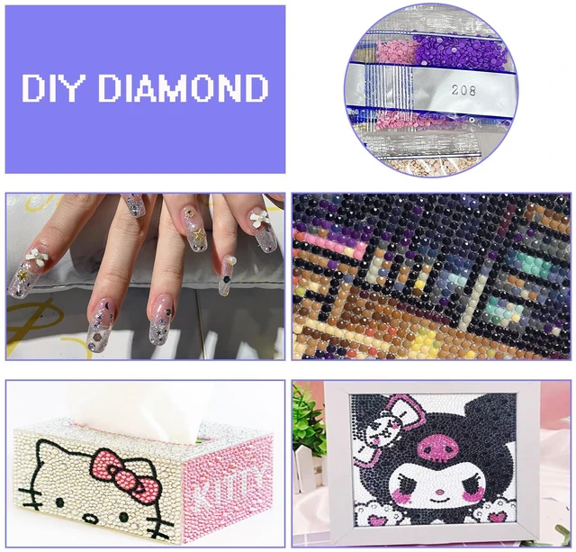 Alt view image 4 of 6 - 15000 Pieces Diamond Painting Beads 30 Color | 5D resin round rhinestone drills, replacement for DIY. Great for adults & kids