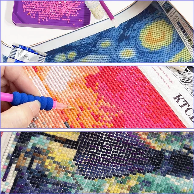 Alt view image 5 of 6 - 15000 Pieces Diamond Painting Beads 30 Color | 5D resin round rhinestone drills, replacement for DIY. Great for adults & kids