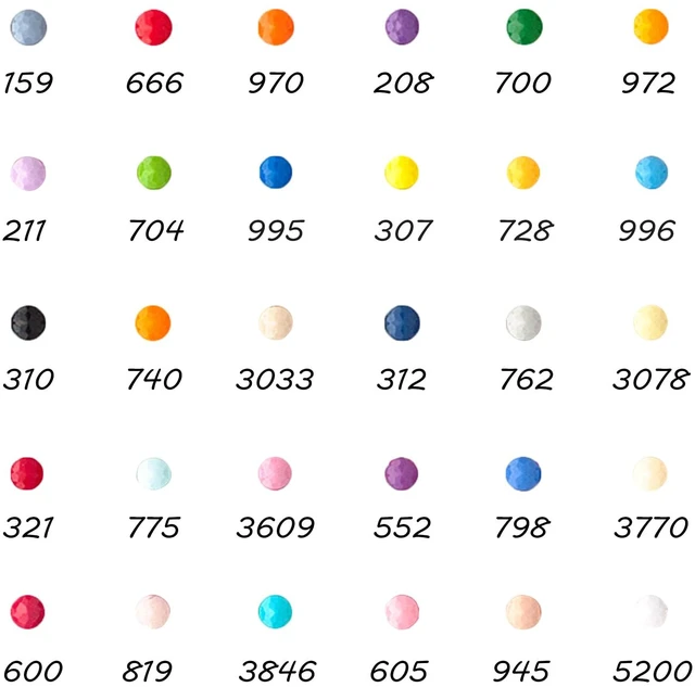 Alt view image 6 of 6 - 15000 Pieces Diamond Painting Beads 30 Color | 5D resin round rhinestone drills, replacement for DIY. Great for adults & kids