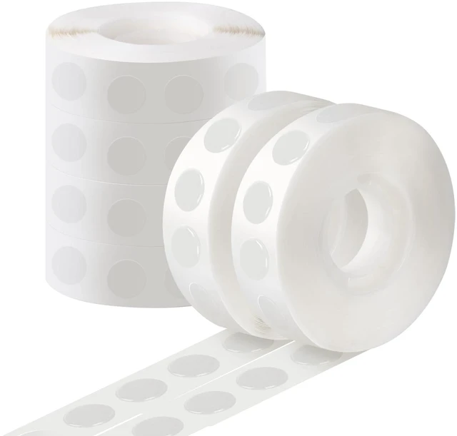 Main image of 3000 Pieces Glue Points, Balloon Tape, Sticky Dots, Double Sided Glue Points, Balloon Sticky Dots for Craft, Wedding Decoration, Stick Photos